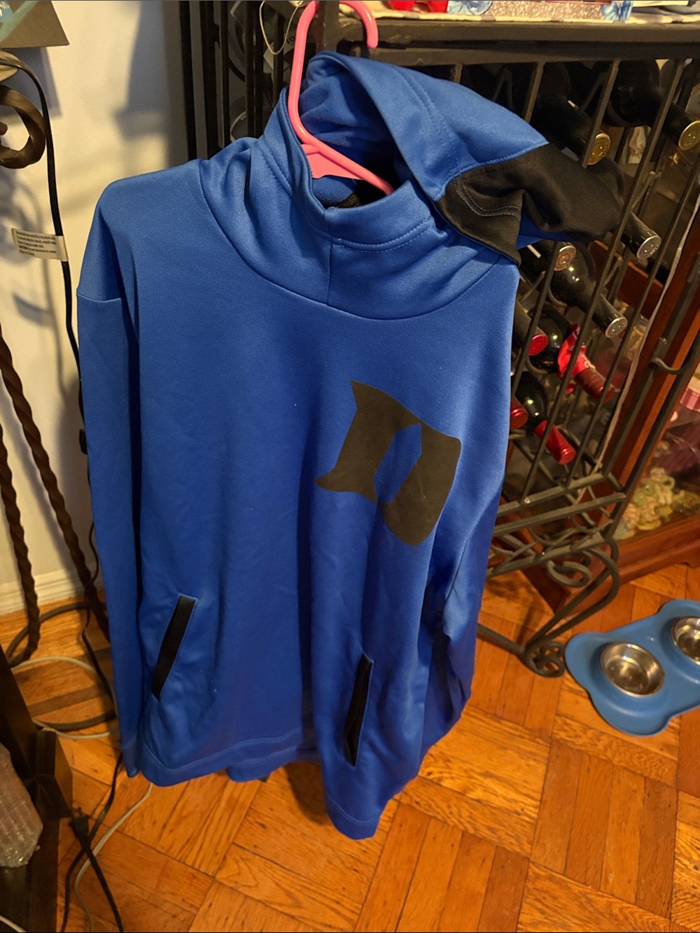 BlueDuke Nike  Hoodie with Black Accent and Graphic